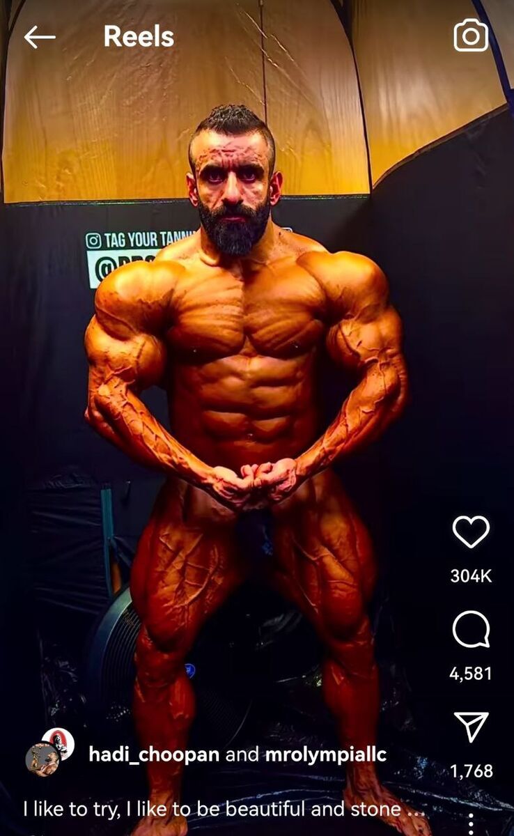 (عکس) تاثیر تعطیلات عید نوروز روی بدن هادی چوپان/ آخرین آپدیت بدنی گرگ ایرانی را ببینید