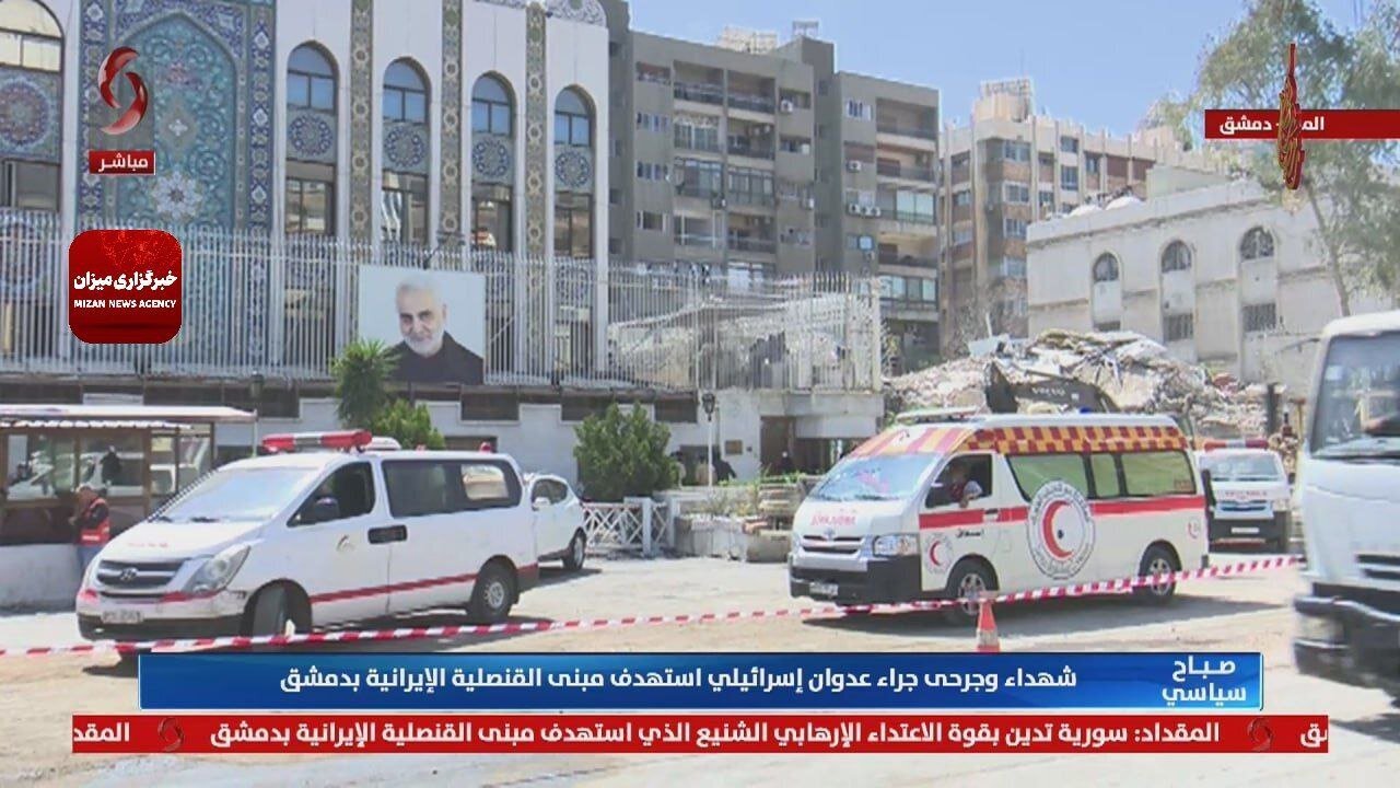 (تصاویر) ادامه آواربرداری از ساختمان کنسولگری ایران در دمشق (تصاویر) ادامه آواربرداری از ساختمان کنسولگری ایران در دمشق