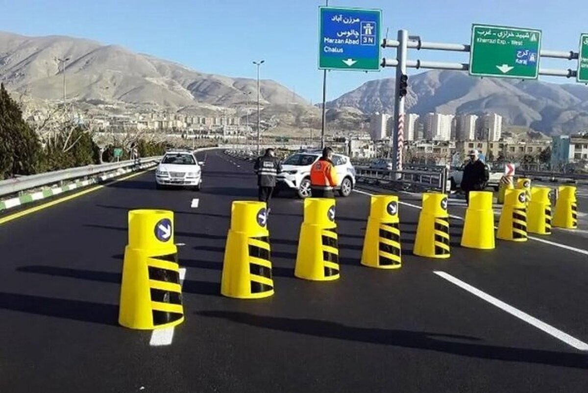 جاده چالوس و آزادراه تهران-شمال یک طرفه می‌شود