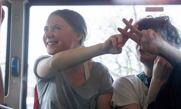 دردسر جدید گرتا تونبرگ؛ گرتا در هلند بازداشت شد