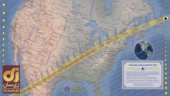 تاریخ دقیق و ساعت کسوف بزرگ؛ آیا خورشید گرفتگی فردا در ایران دیده می‌شود؟