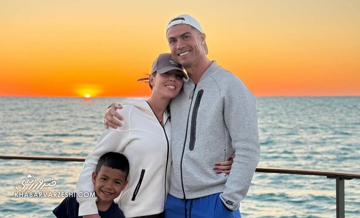 (تصاویر) تصاویری از رونالدو و جورجینا در ساحل دریای‌سرخ