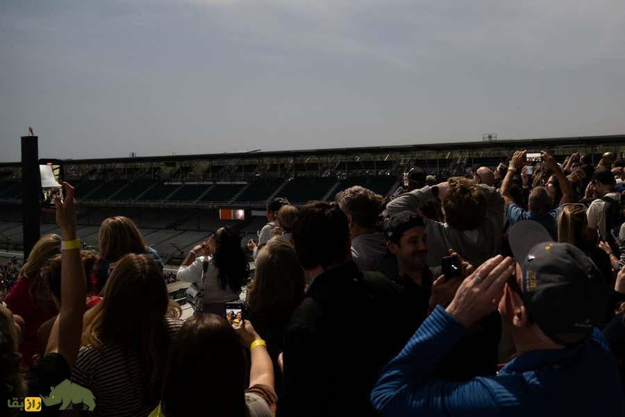 تصاویری زیبا و چشم‌نواز از خورشیدگرفتگی بزرگ دیروز + تصاویر