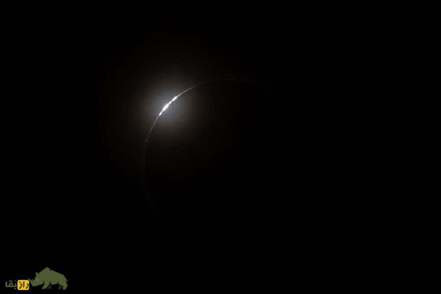 تصاویری زیبا و چشم‌نواز از خورشیدگرفتگی بزرگ دیروز + تصاویر