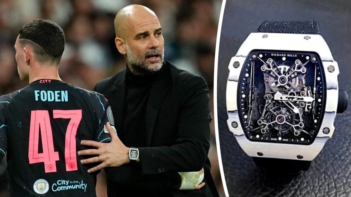 ساعت ۸۲ میلیارد تومانی پپ گواردیولا جنجال به پا کرد + عکس ساعت ۸۲ میلیارد تومانی پپ گواردیولا جنجال به پا کرد + عکس