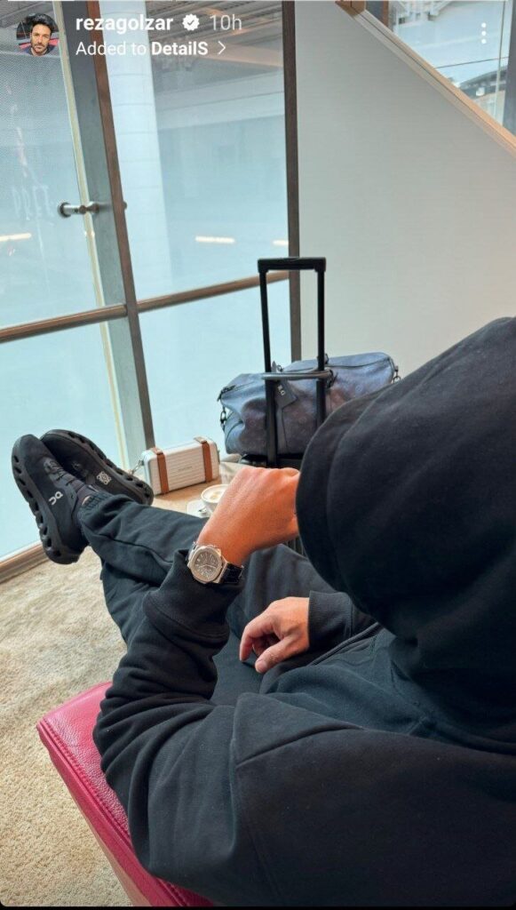 (عکس) ساعت لاکچری ۶ میلیارد تومانی محمدرضا گلزار