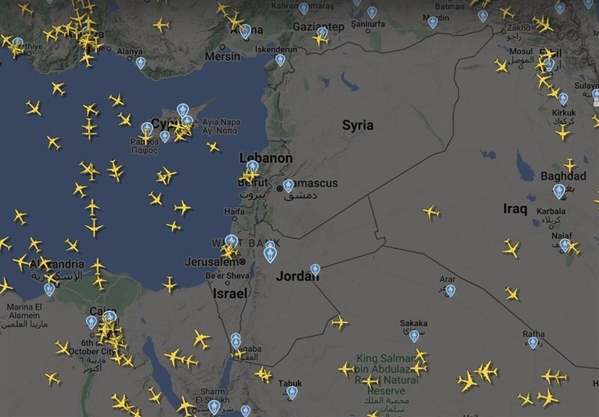 بعد از حمله ایران به اسرائیل، عراق و اردن حریم هوایی خود را بستند