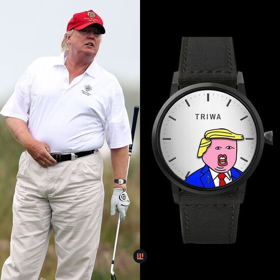 (عکس) ساعت ترامپ فقط ۹۹ دلار! (عکس) ساعت ترامپ فقط ۹۹ دلار!