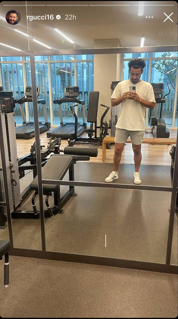 سلفی جالب و متفاوت رضا گوچی در باشگاه بدنسازی + عکس