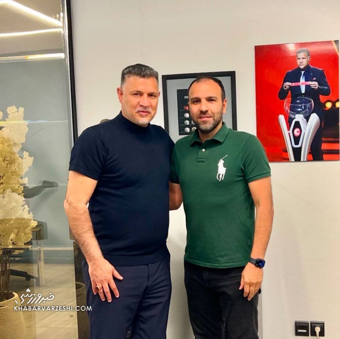 (عکس) میزبانی علی دایی از قاتل استقلال