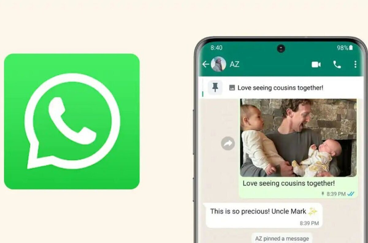 قابلیت جدید واتس‌‎اپ: پین‌کردن حداکثر ۳ پیام در چت‌ها