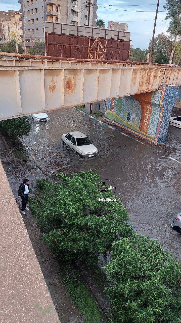 تصاویر تلخ و تاسف‌باری که امروز از اهواز منتشر شد + تصاویر