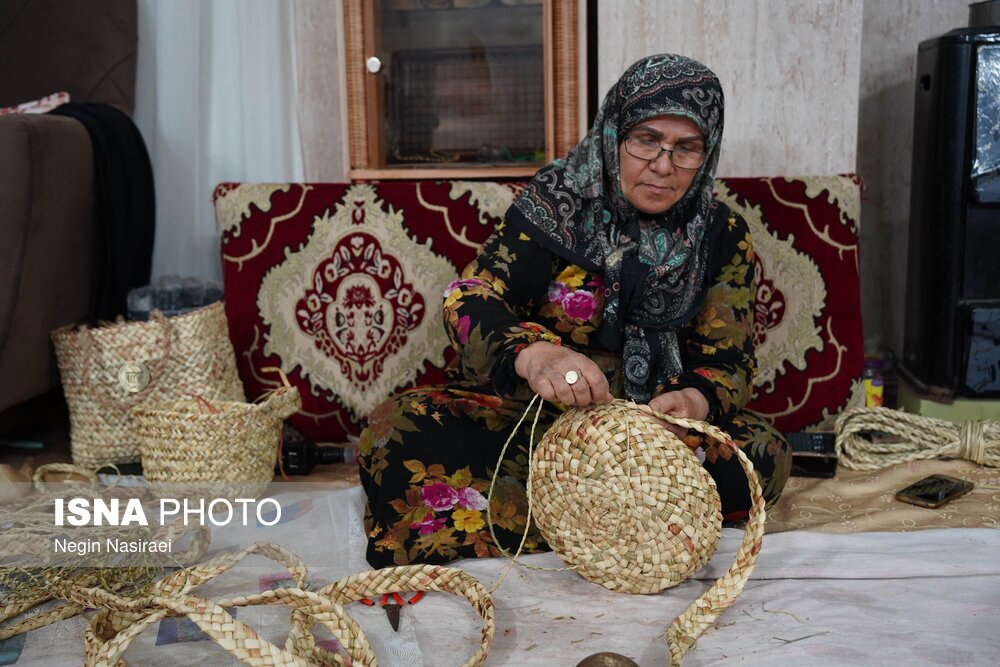 (تصاویر) روستای ملی حصیربافی در بابل