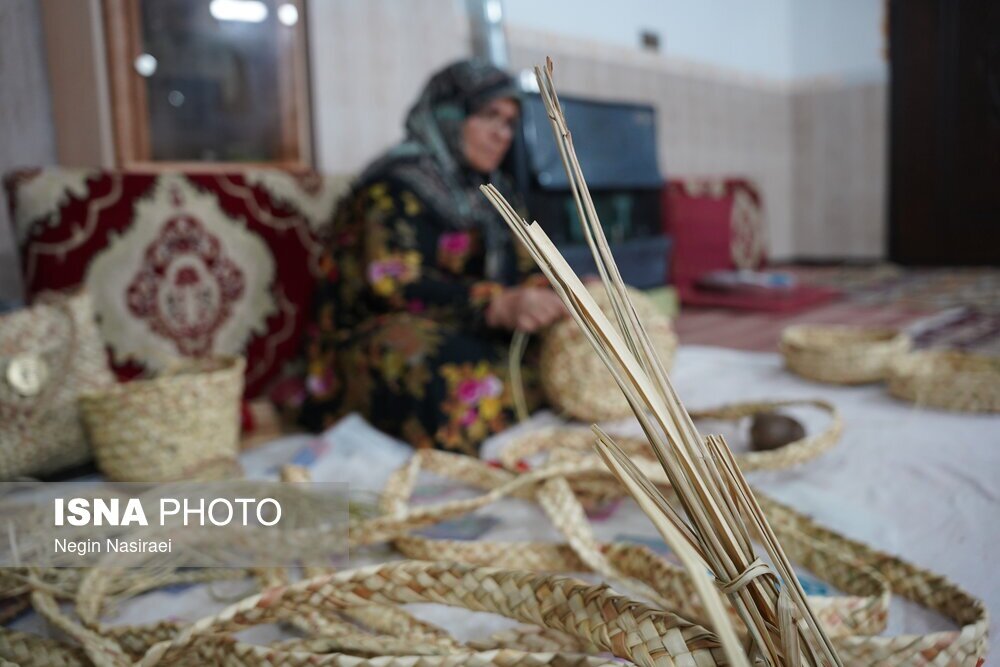 (تصاویر) روستای ملی حصیربافی در بابل
