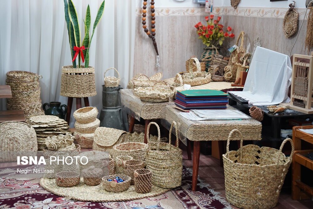 (تصاویر) روستای ملی حصیربافی در بابل