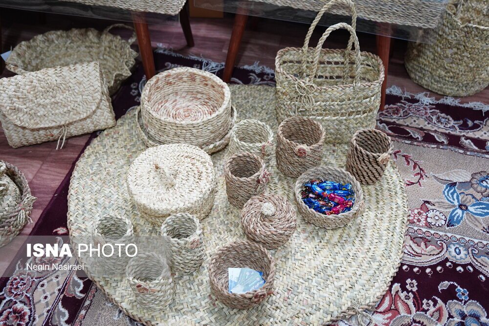 (تصاویر) روستای ملی حصیربافی در بابل