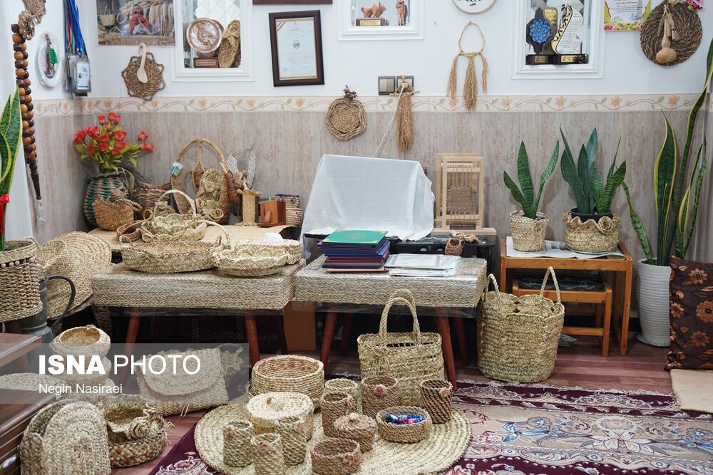 (تصاویر) روستای ملی حصیربافی در بابل