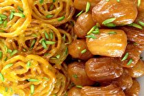 طرز تهیه زولبیا و بامیه در خانه مشابه قنادی