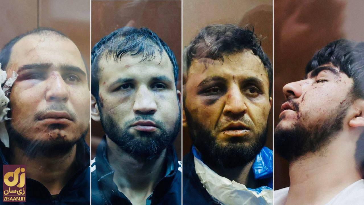 تصویری از متهمان عملیات ترویستی مسکو که جنجالی شد
