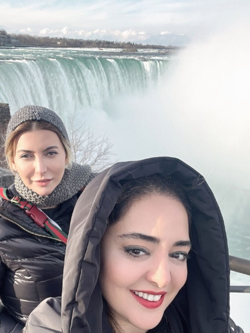 (تصویر) فریبا نادری، نرگس محمدی و مامک جمشیدی در کانادا