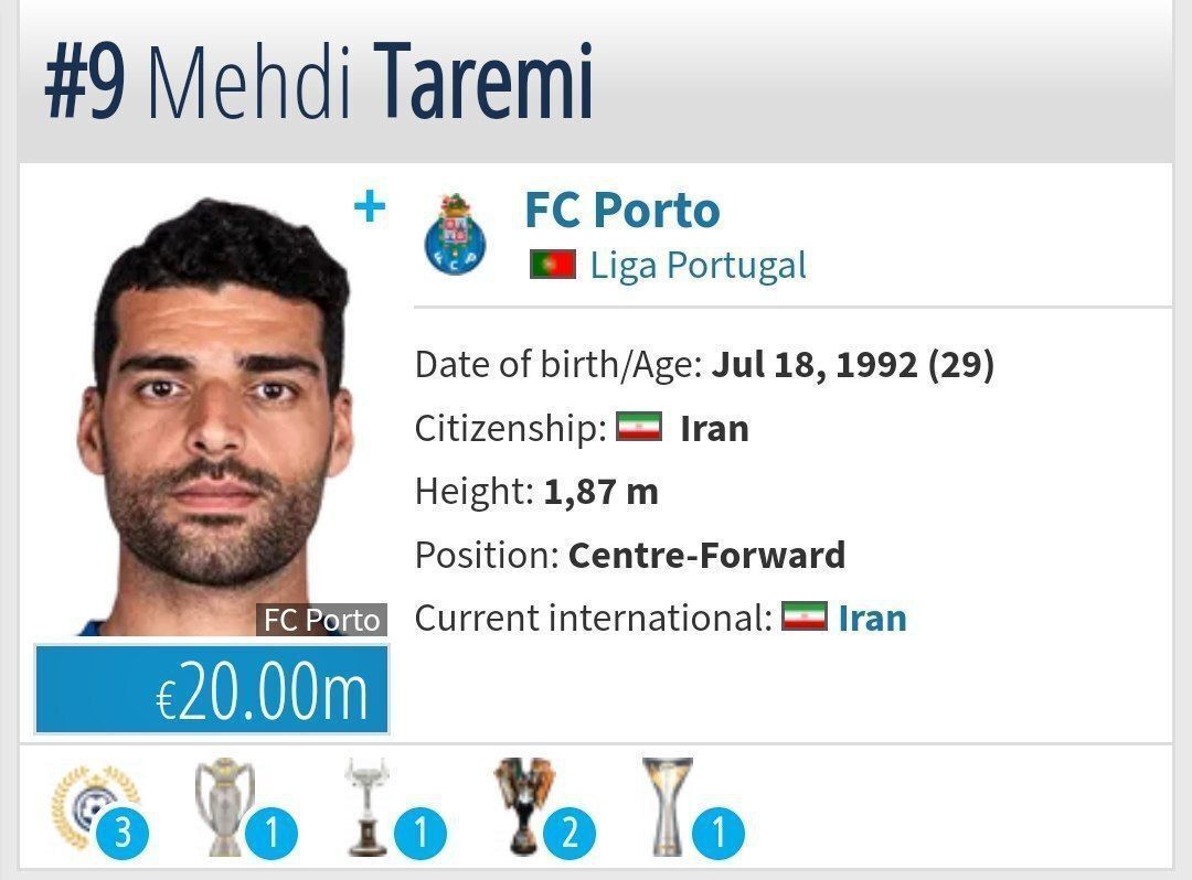 (عکس) ارزش مهدی طارمی نصف شد