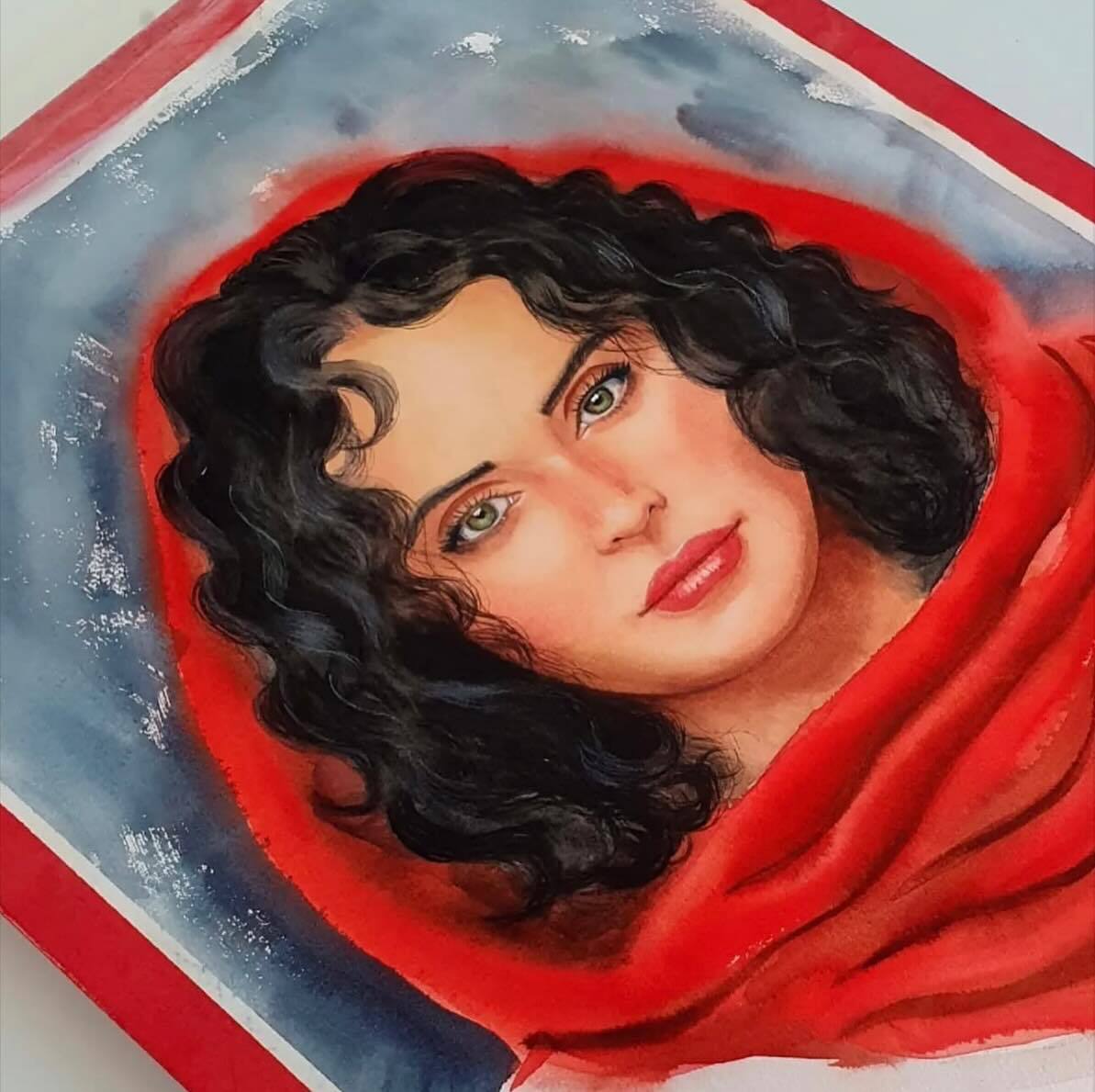 نقاشی یلدایی از چهره الناز شاکردوست پربازدید شد