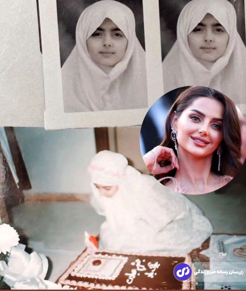 تصاویری جنجالی از کودکی مه لقا جابری