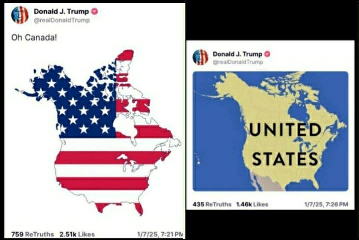 ترامپ خاک کانادا را ضمیمه آمریکا کرد