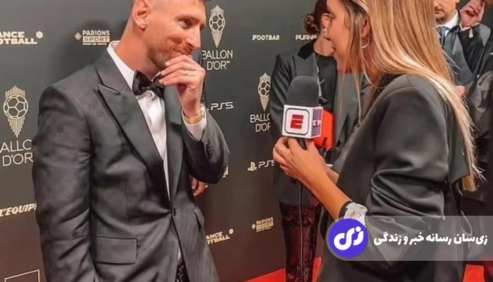 تصاویر عجیب؛ مسی با یک خبرنگار زن مشهور به همسرش خیانت کرد؟!