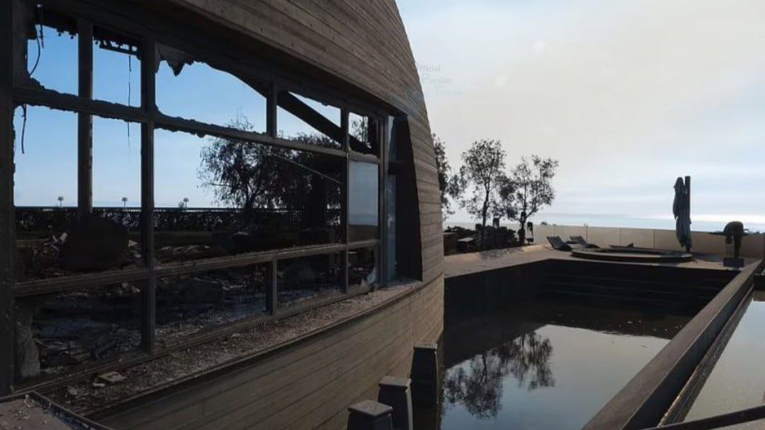 عمارت ۱۲۵ میلیون دلاری سریال «وراثت» در آتش سوخت