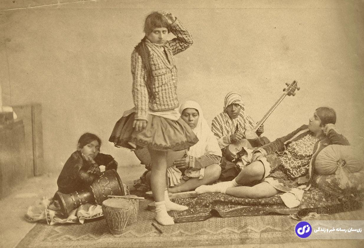 (تصاویر) پوشش زنان در دوره قاجار؛ زنان قجری چه لباسی می‌پوشیدند؟