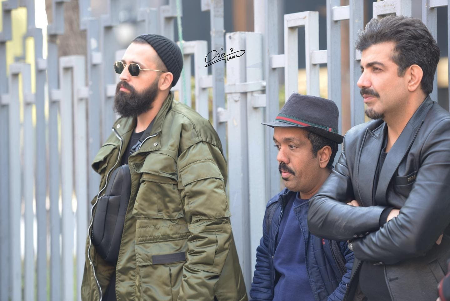 (عکس) حضور محسن افشانی در مراسم ختم ژاله علو