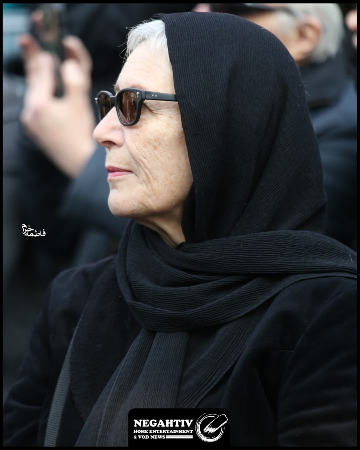 (تصاویر) استایل بازیگران زن مشهور در مراسم ختم ژاله علو