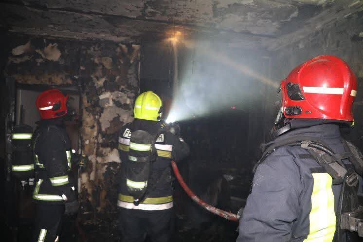 تصاویر | آتش سوزی منزل عروس و داماد در شب عروسی