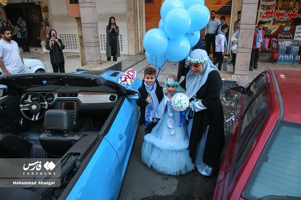 تصاویر | فاطمه «عروس آبی» شد