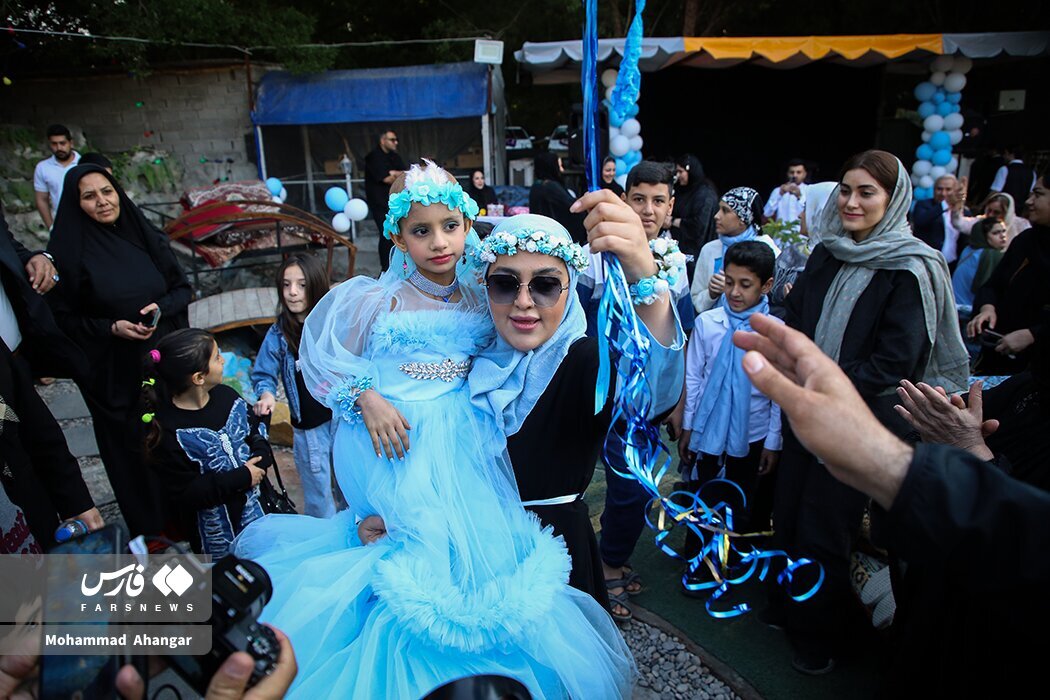 تصاویر | فاطمه «عروس آبی» شد