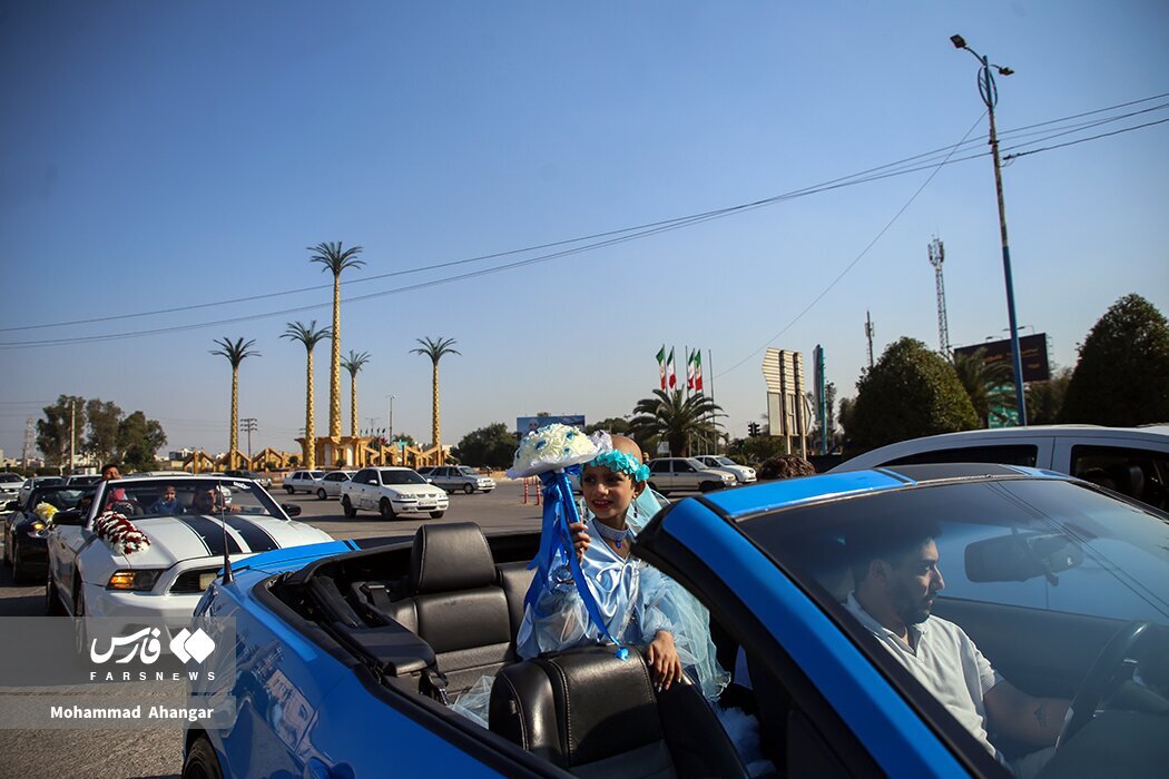 تصاویر | فاطمه «عروس آبی» شد