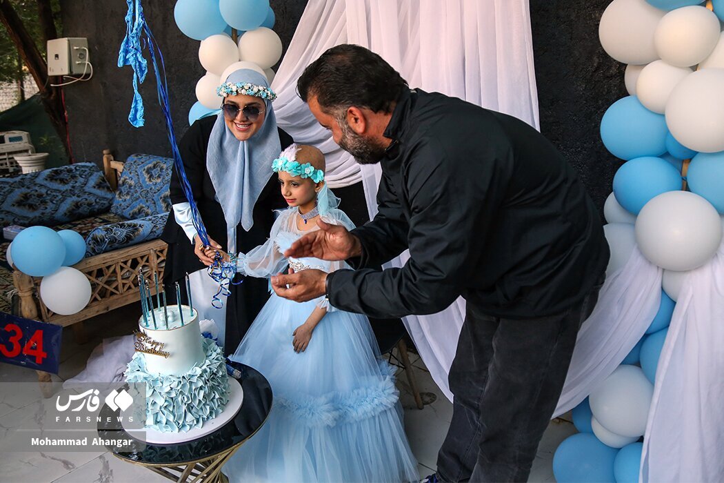 تصاویر | فاطمه «عروس آبی» شد