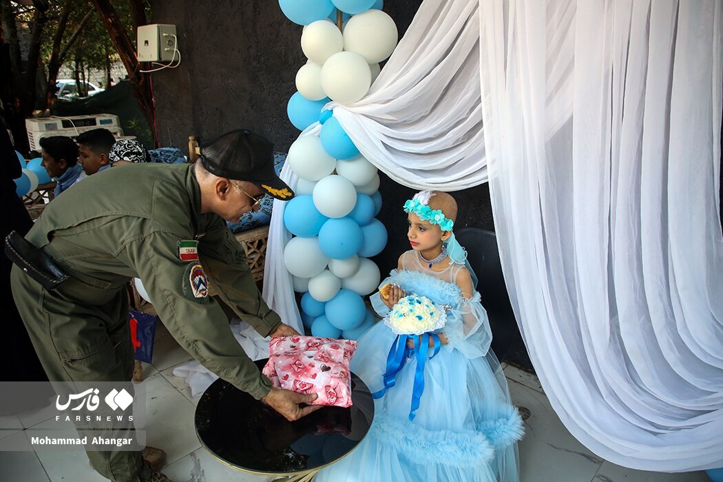 تصاویر | فاطمه «عروس آبی» شد