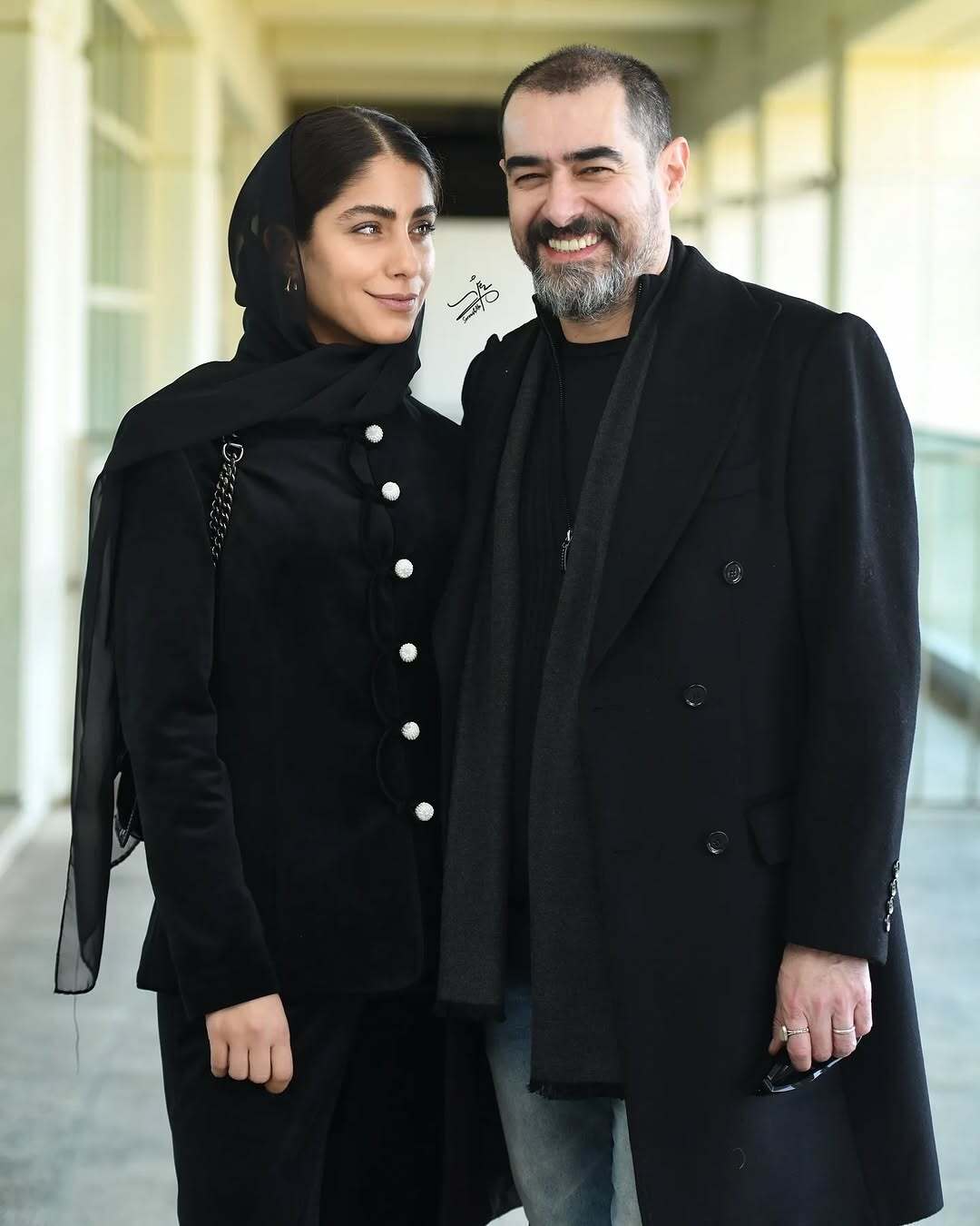 قاب عاشقانه شهاب حسینی و همسرش در جشنواره فجر