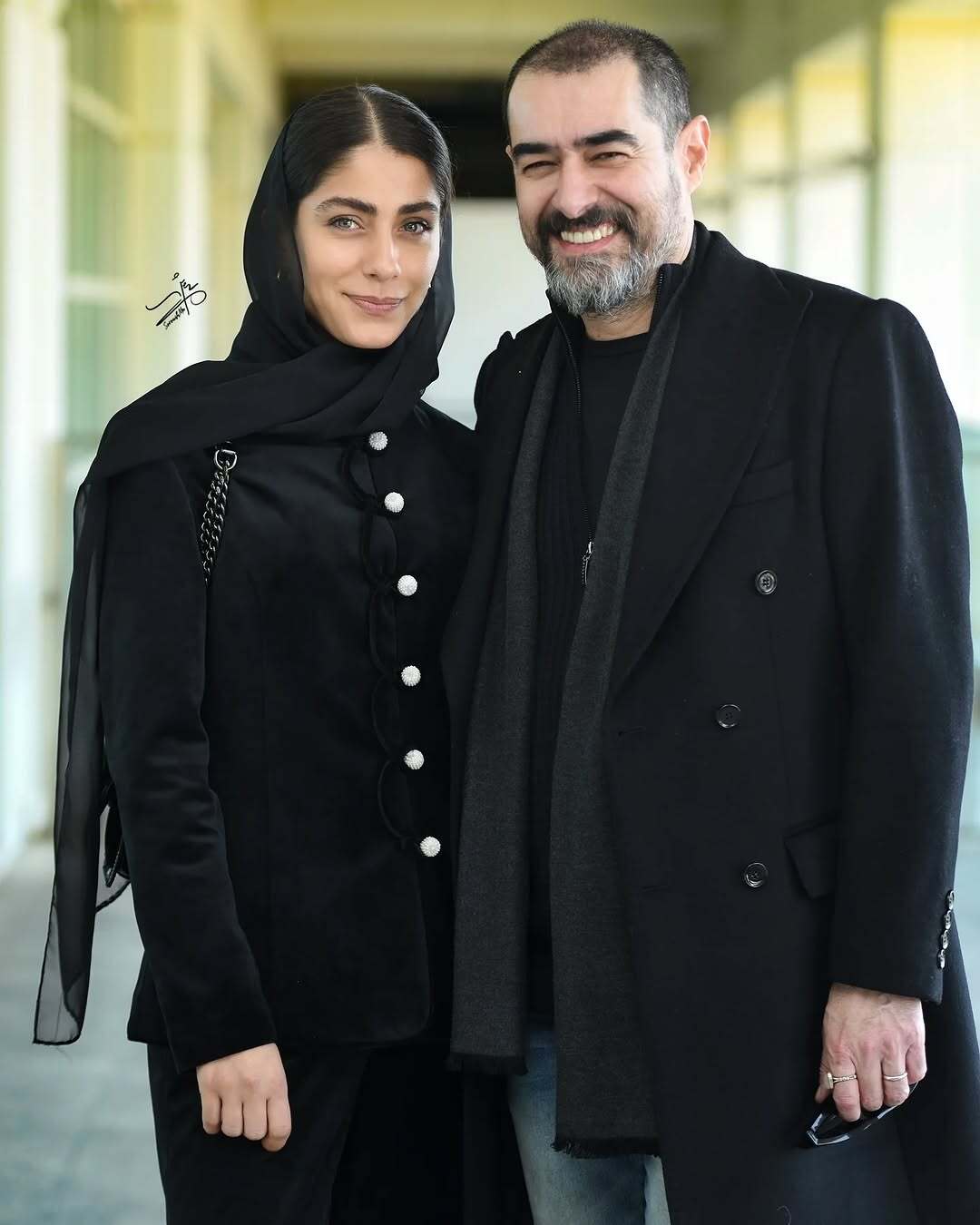 قاب عاشقانه شهاب حسینی و همسرش در جشنواره فجر