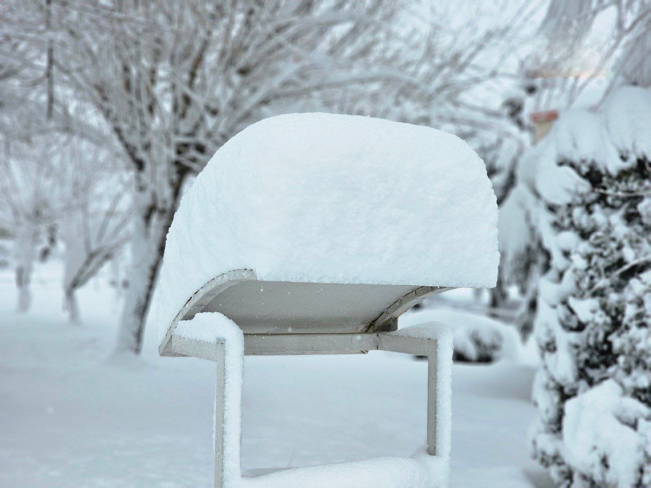 (تصاویر) خودرو‌ها زیر برفِ این بخش ایران مدفون شدند