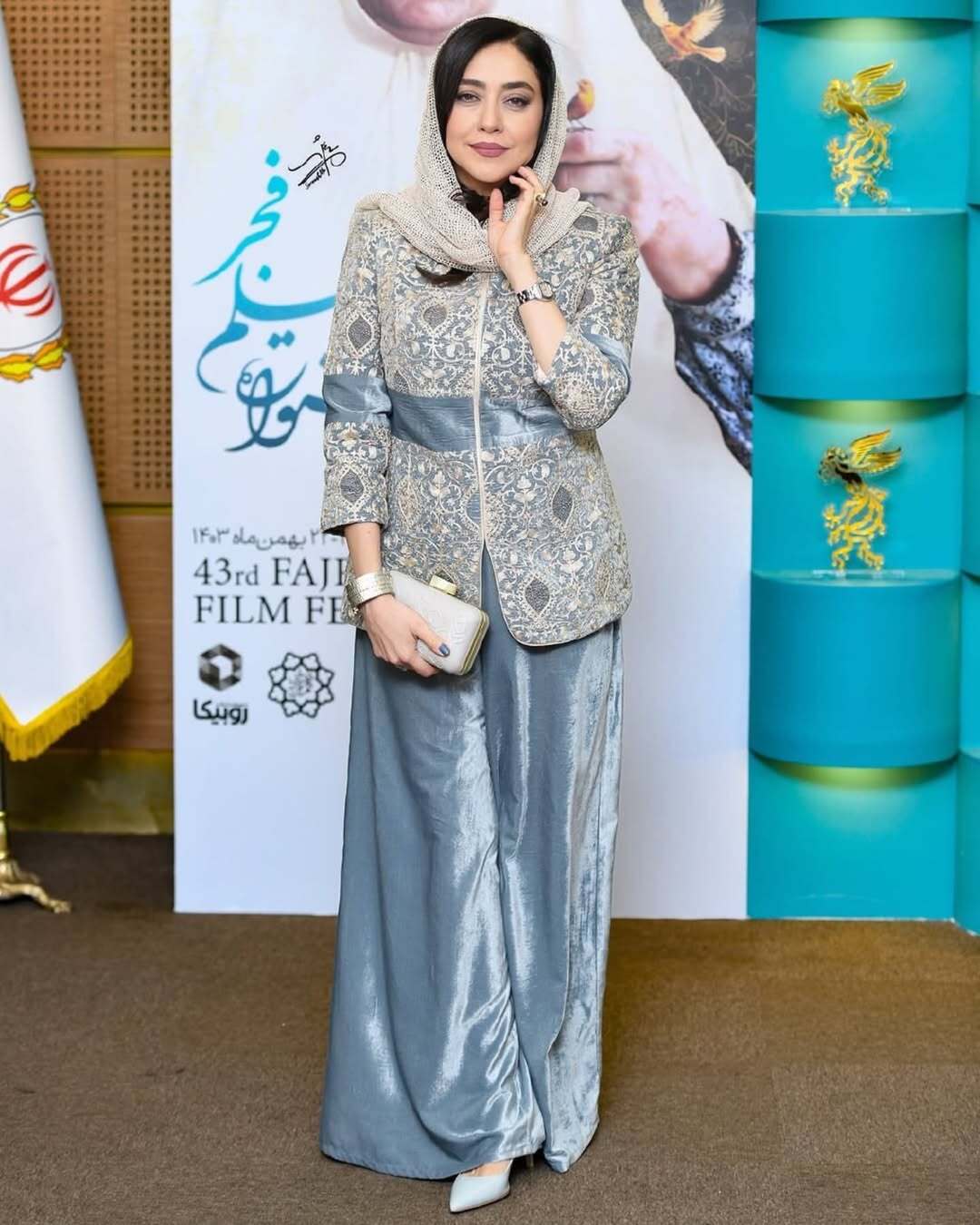 استایل سنتی بهاره کیان افشار در جشنواره فجر