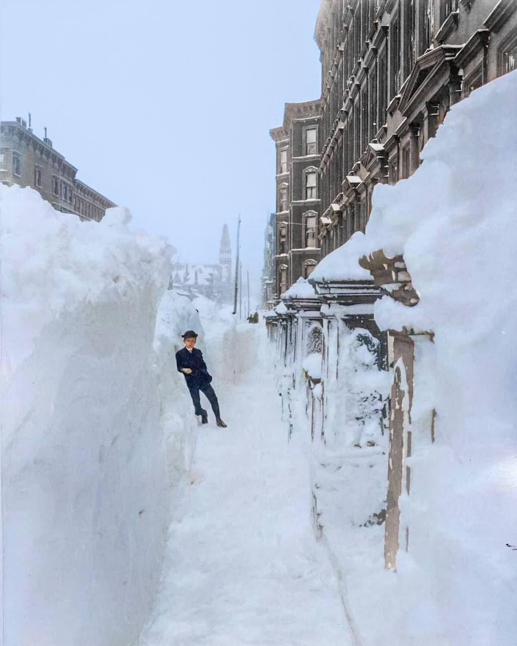 عکس | برفی که نیویورک هیچ گاه آن را فراموش نخواهد کرد