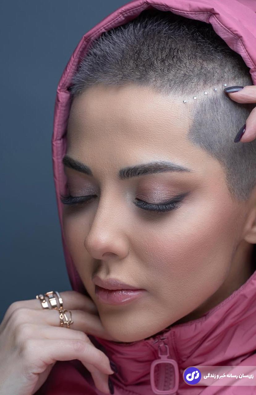 لیلا اوتادی موهایش را از ته تراشید لیلا اوتادی