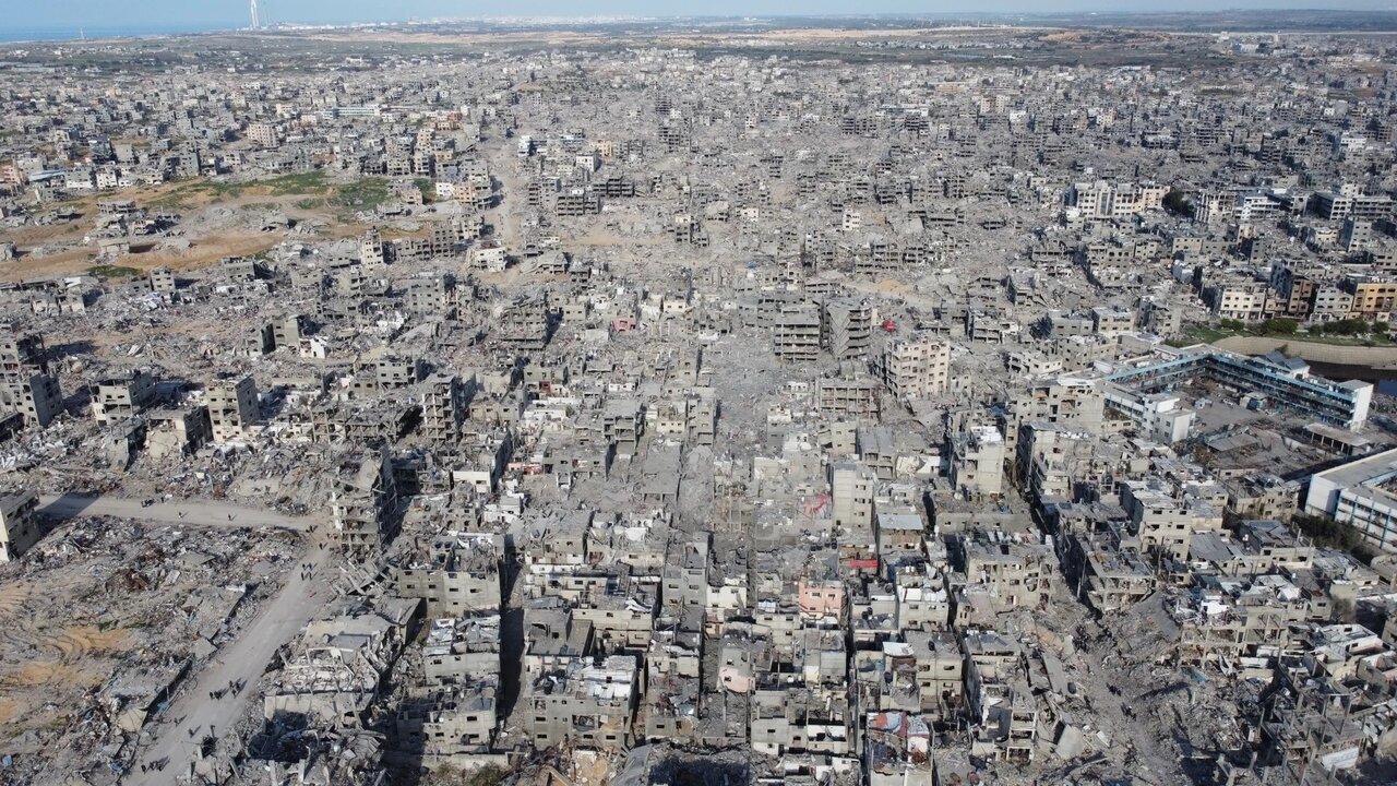 تصاویر آخرالزمانی از ویرانه‌های غزه