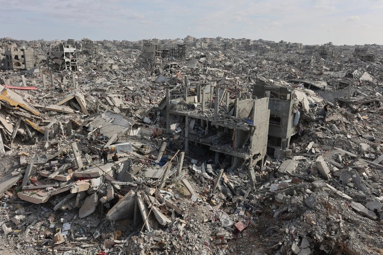 تصاویر آخرالزمانی از ویرانه‌های غزه