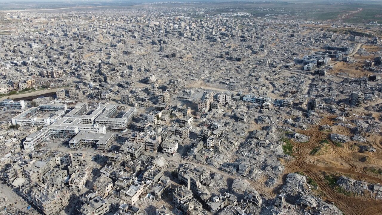 تصاویر آخرالزمانی از ویرانه‌های غزه