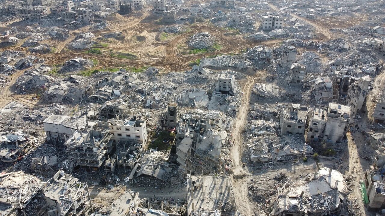 تصاویر آخرالزمانی از ویرانه‌های غزه