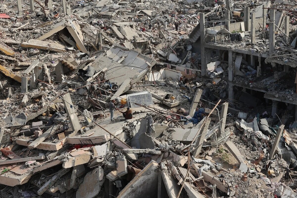 تصاویر آخرالزمانی از ویرانه‌های غزه